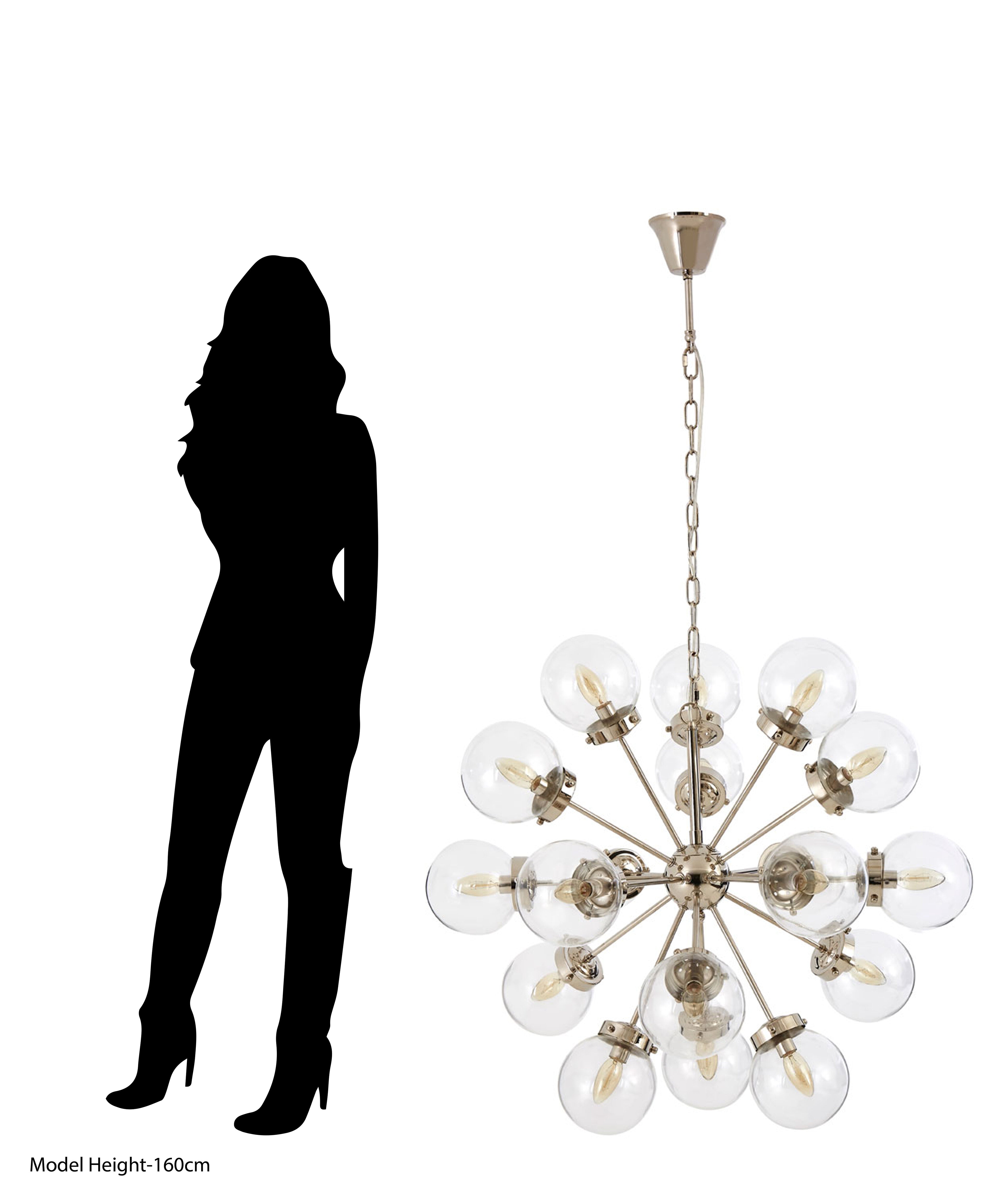 Luciano Abstract Burst Effect 18 Light Ceiling Light